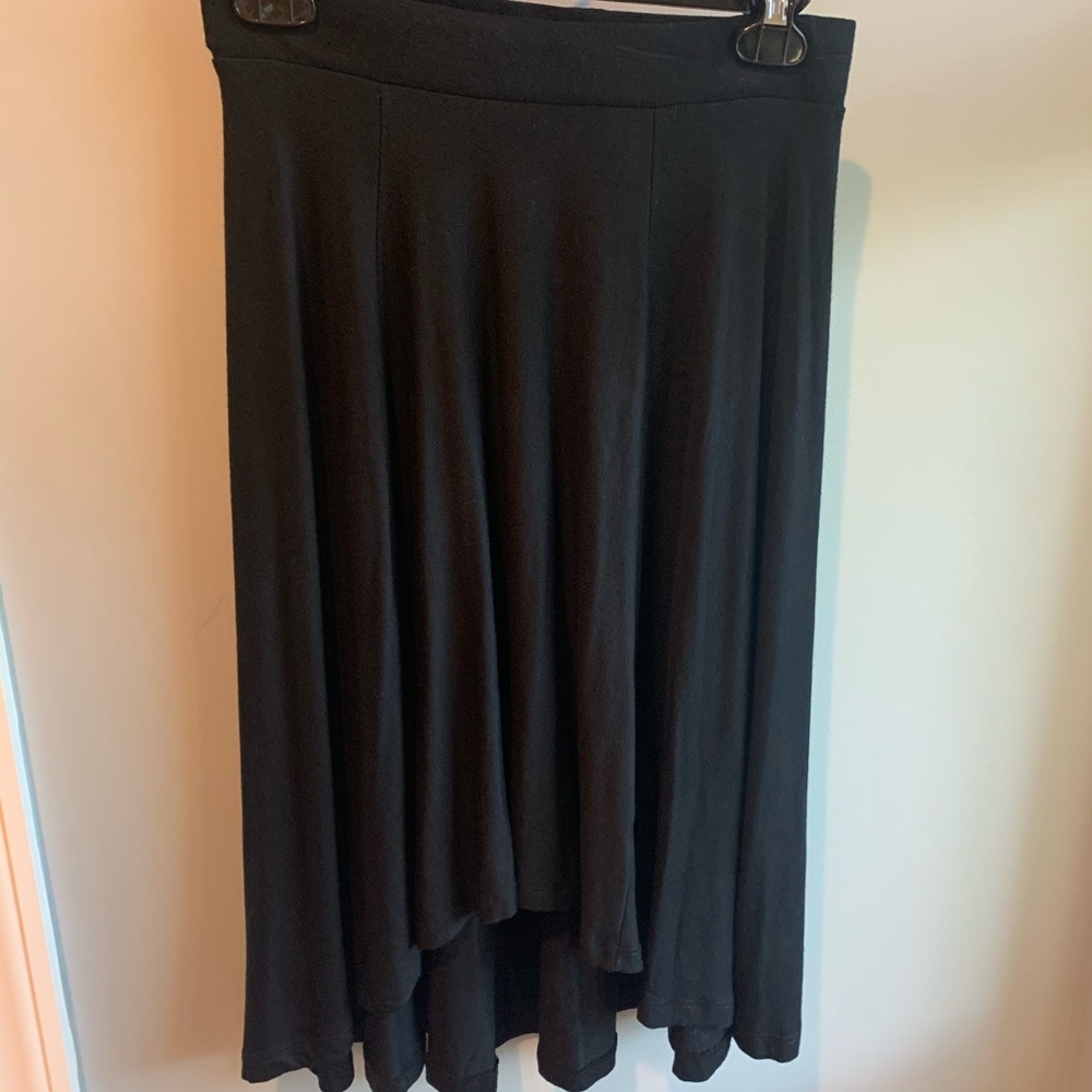 Black Asymmetrical Skirt!